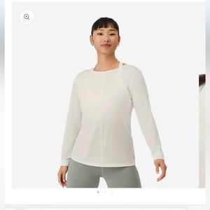 allbirds Women's Natural Flow Studio Long Sleeve size L - Color white